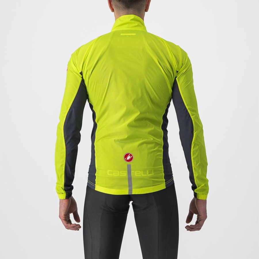 Protezione Castelli SQUADRA STRETCH Uomo Verdi Chiaro Grigie Scuro | 96340SKLZ