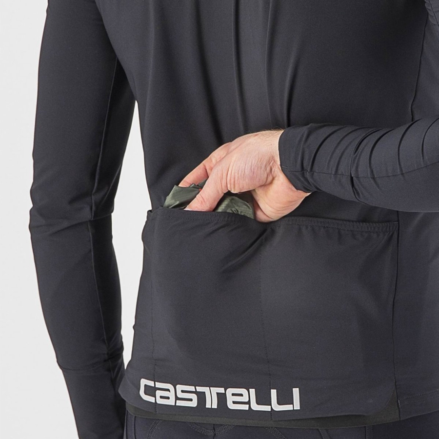 Protezione Castelli SQUADRA STRETCH Uomo Verdi Grigie Scuro | 04723KEGQ