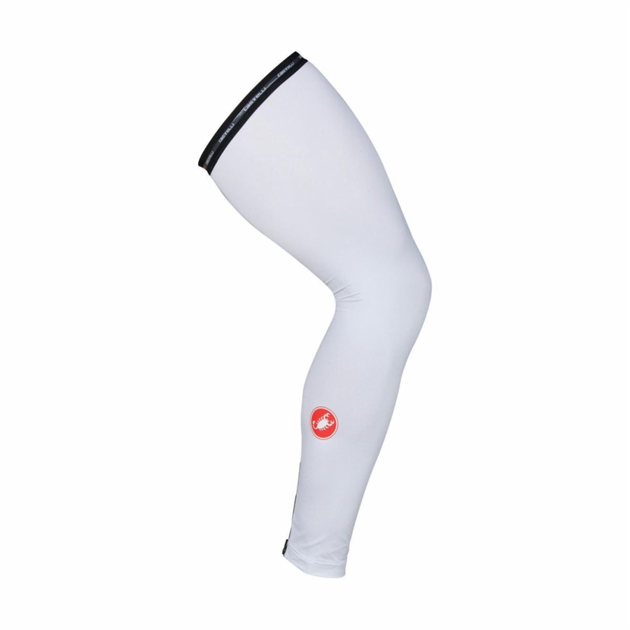 Scaldamuscoli Castelli UPF 50 + LIGHT LEG SLEEVES Donna Bianche | 24857XCKS