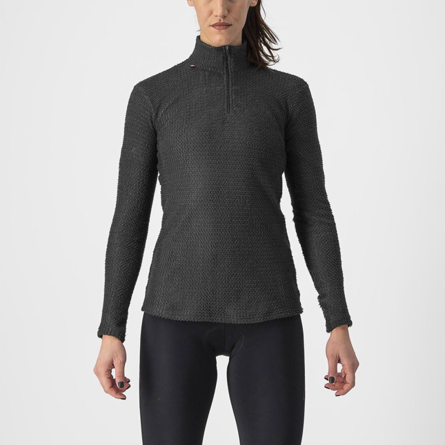 Strato Di Base Castelli COLD DAYS W 2nd LAYER Donna Nere | 80576KENG