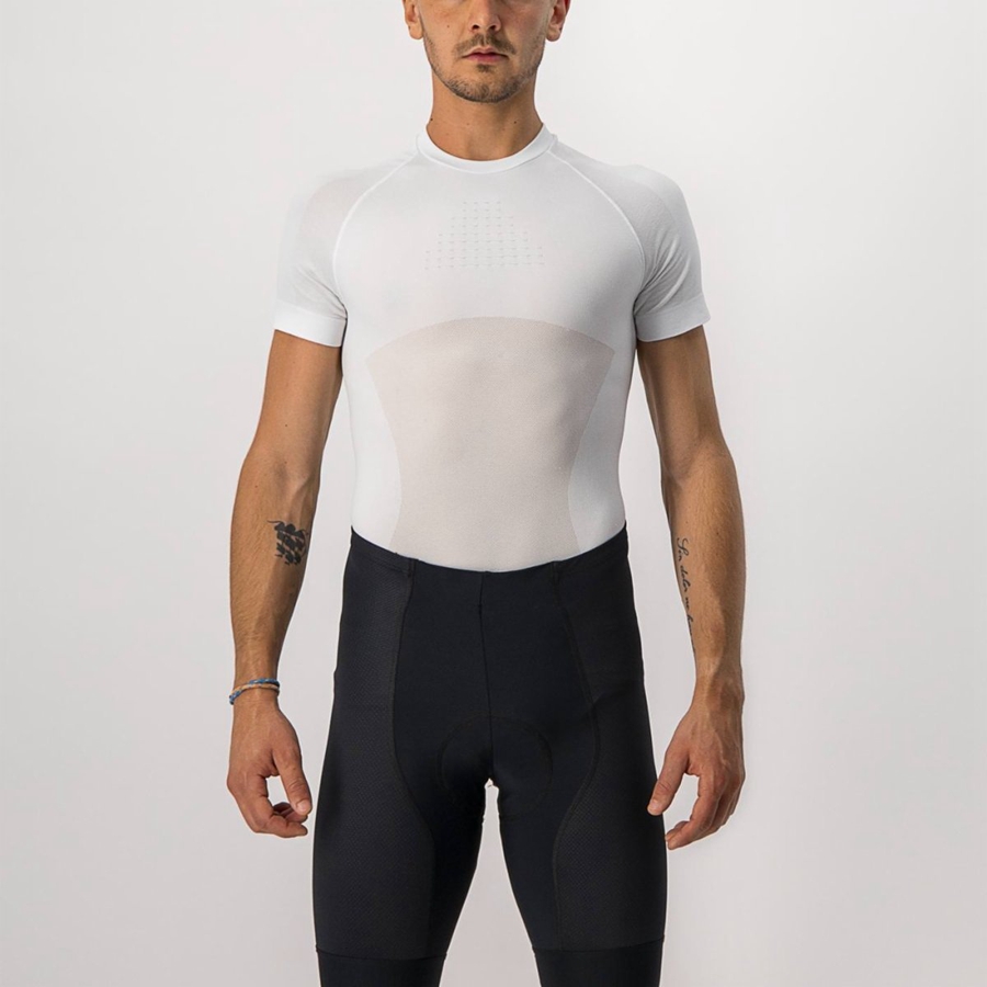 Strato Di Base Castelli CORE SEAMLESS SS Uomo Bianche | 23950GAQJ