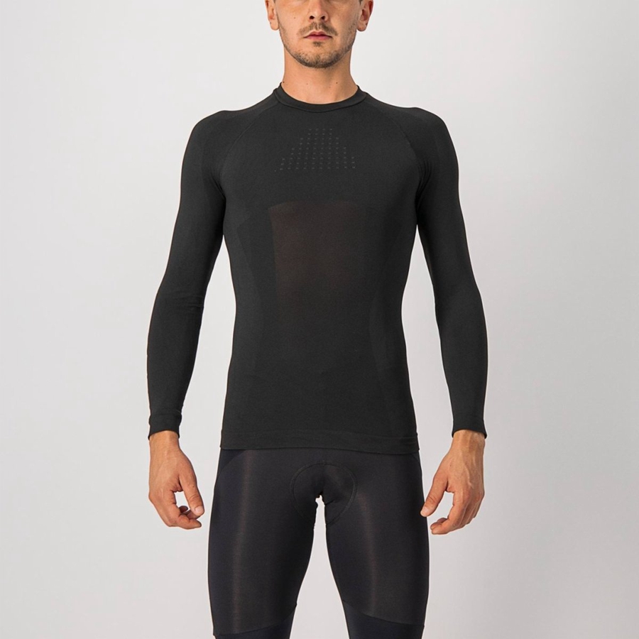 Strato Di Base Castelli CORE SEAMLESS Uomo Nere | 64029WUSC