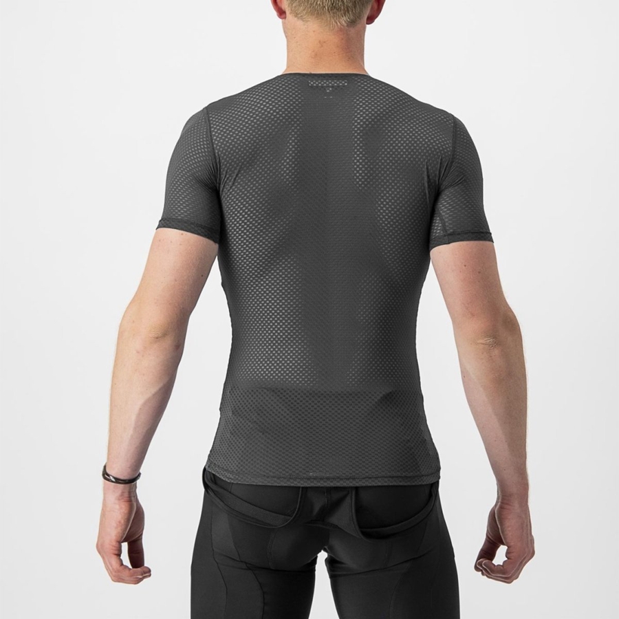 Strato Di Base Castelli PRO MESH 2.0 SHORT SLEEVE Uomo Nere | 07829SDAU