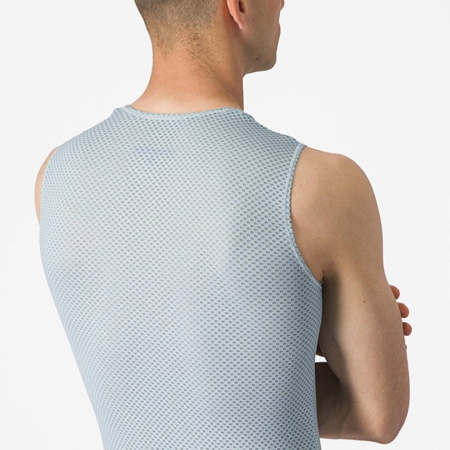 Strato Di Base Castelli PRO MESH 2.0 SLEEVELESS Uomo Blu | 47293KYPO