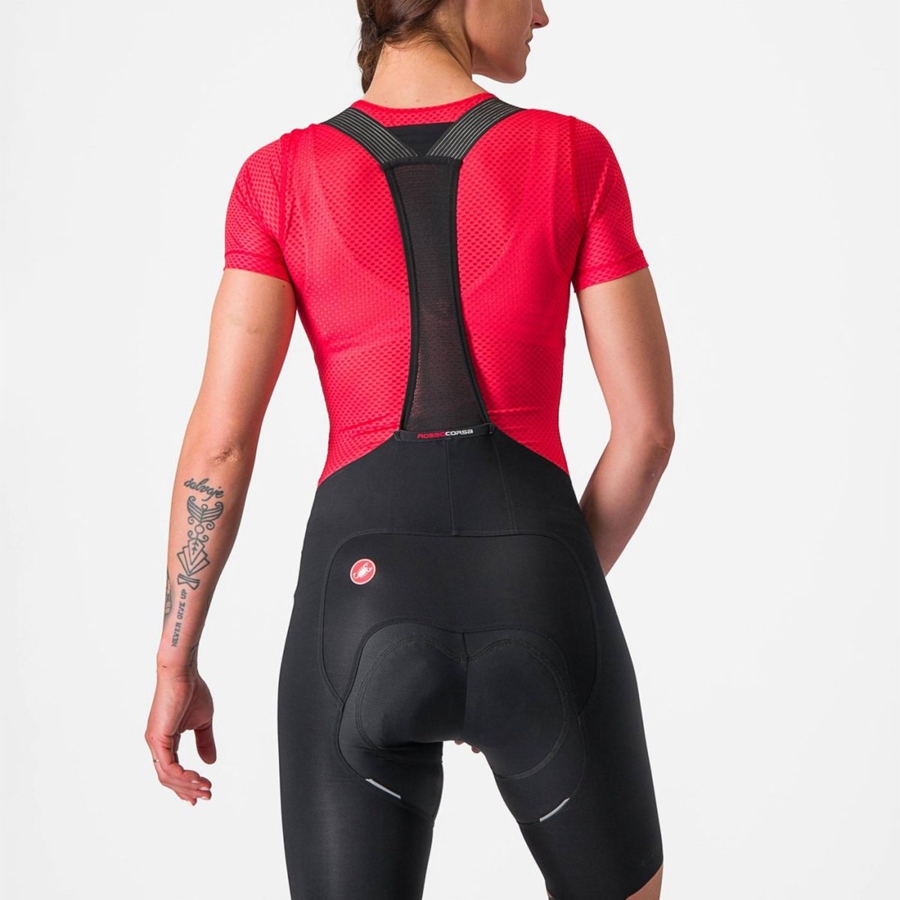 Strato Di Base Castelli PRO MESH W SHORT SLEEVE Donna Rosse | 59821VKIO